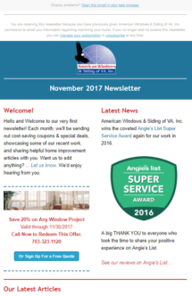 Newsletter Template (top)