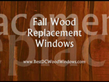 Fall Wood Replacement Windows