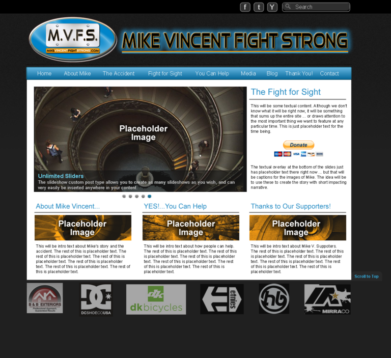 Home Page (Dark w/Light)