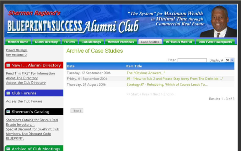 Membership Site