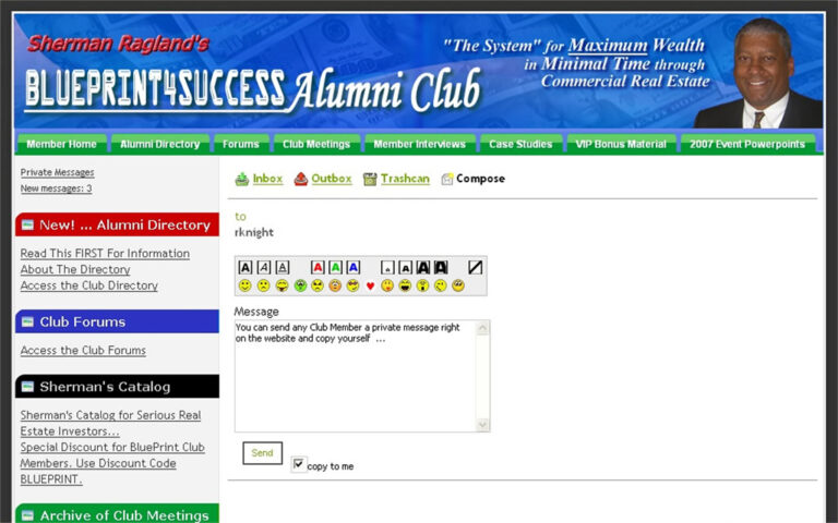 Membership Site (Contact Member)