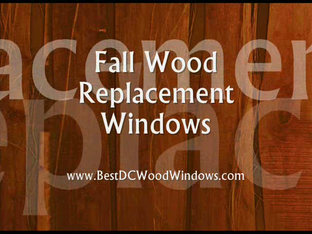 Fall Wood Replacement Windows