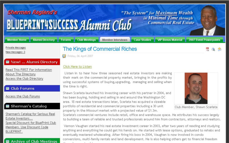 Membership Site (Member Interviews)