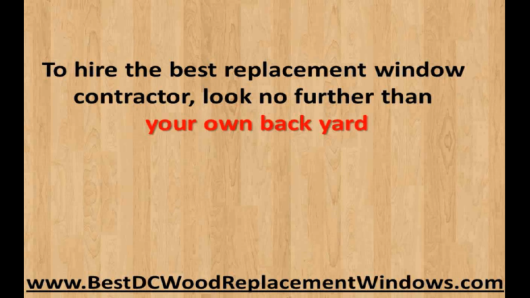 Why Hire a LOCAL Window Company